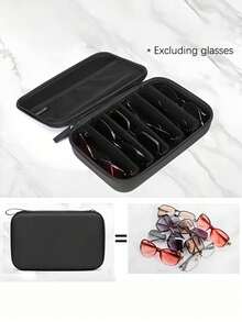 Adjustable 6-Compartment Glasses And Small Accessories Storage Box - Multi-Layer Storage Box, Sturdy, Compact And Portable. Suitable For Glasses, Vacuum Accessories, Travel Supplies And Office Organization - Multicolor - View 4