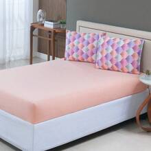 Single Bed Sheet Set, Printed, 100% Cotton Jersey Knit, With Elastic, 2 Pieces - 床單 - 查看 3