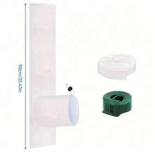 Tira de sellado de ventana para aire acondicionado portátil, kit de ventilación para aires acondicionados portátiles y secadoras adecuado para ventanas corredizas, kit de sellado fácil de instalar adecuado para ventanas corredizas/tragaluces/toldos/ventanas - Blanco - Ver 13