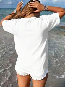 Women T-Shirts - White - View 3