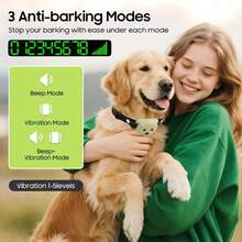 Intelligent Vibration Anti-Bark Collar (For Dogs), Adjustable Sensitivity, Gentle Vibration To Stop Barking, Humane Training Tool For Obedience Training And Excessive Barking Correction - Black and White - View 12