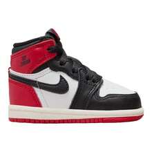 Nike Kids Jordan 1 Retro High OG Reimagined Sneakers - Putih/Hitam-varsity Merah-layar - View 7