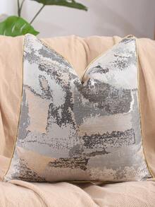 Miater 2 Piezas Cubiertas De Almohada Geométricas De Jacquard Con Hilo Dorado - Café integral - Ver 11