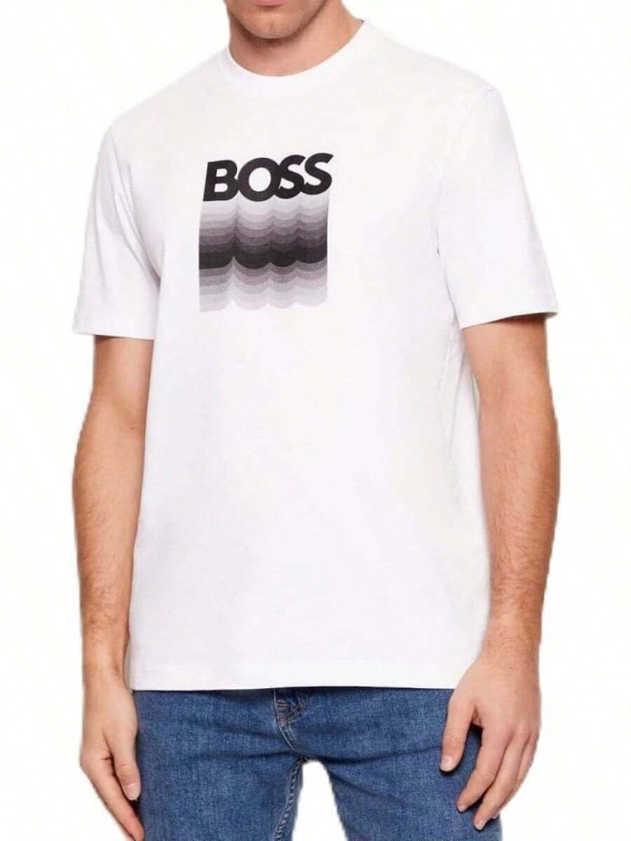 BOSS Men's T-Shirt - White - View 1