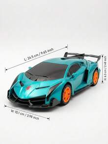 360° Auto-Rotating Toy Car With Universal Joint Function And Sound & Light Effects, Better Performance For Night Play, Perfect Gift For Christmas, Thanksgiving Or Party, Holiday Essential, Batteries Not Included - Multicolor - View 6