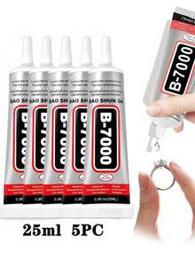 Keo dán nhựa đa năng B-7000 110ml - Chống thấm nước, dạng bán lỏng, không cần điện, lý tưởng cho các dự án thủ công DIY, làm trang sức, dán kim loại, quà tặng ngày lễ và các dự án sáng tạo. - Nhiều màu - Xem 11
