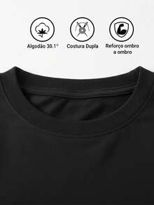 Camiseta Meu Sangue Latino Minha Alma Cativa Brasil 100% Algodão Unissex Masculino Feminino Plus Size Blusa Outono Inverno Copa Mundo - Preto - Visão 5