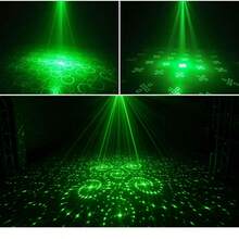 New USB Party Lights, Multi-Mode Voice Control Laser Light Flashing Stage Light Projector With Remote Control, Autumn Special Offer, Suitable For Home Indoor Parties, Birthday Decorations, Club Dancing, Karaoke, Halloween And Christmas Performances - Dark Grey - View 9