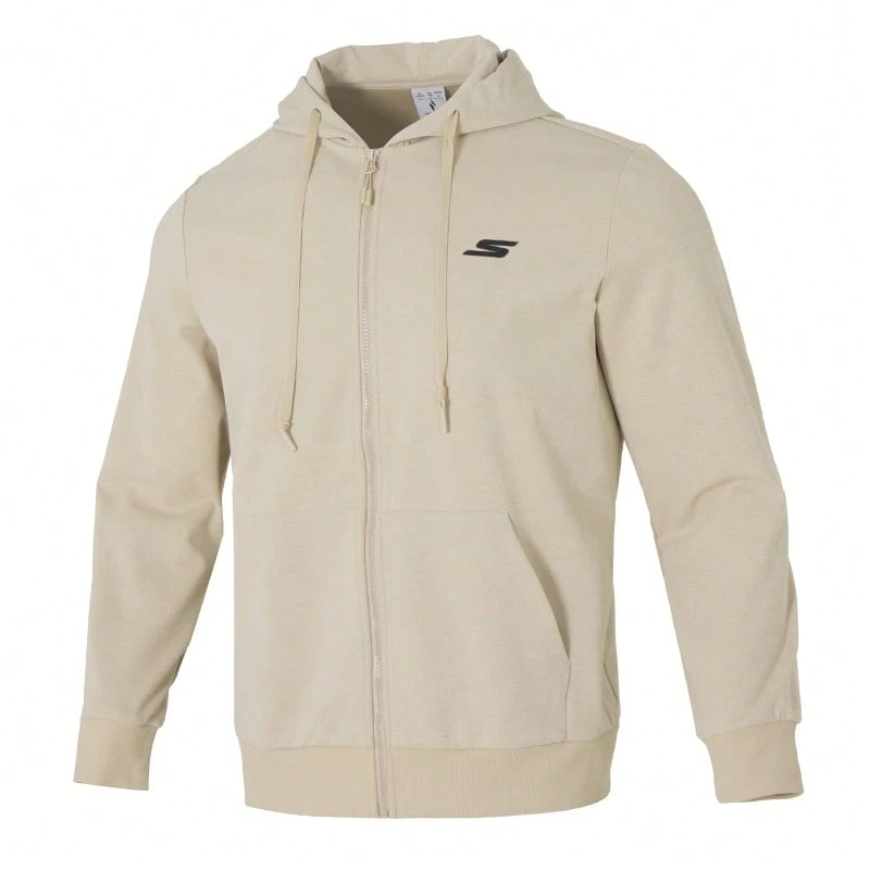 Skechers 连帽夹克/外套,针织,男女通用运动服,健身训练 P225U132-0280 - 杏色 - 查看 1