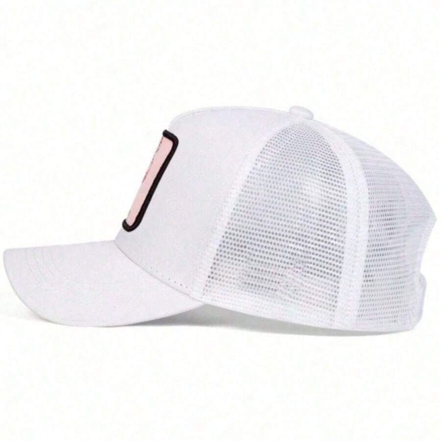 1pc Women's Solid Color Versatile Baseball Cap, Outdoor Street Sun Protection Hat, Suitable For Daily Casual Wear - White - View 1
