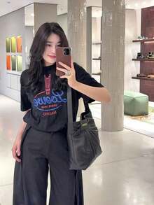 Women T-Shirts - Black - View 1
