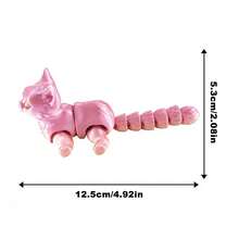 3D Printed Cat Model (Random Color), Desktop Decompression Decor, Toy, Creative Healing Gift, Multi-Scene Applicable, Birthday Gift, Room Decor - Multicolor - View 7