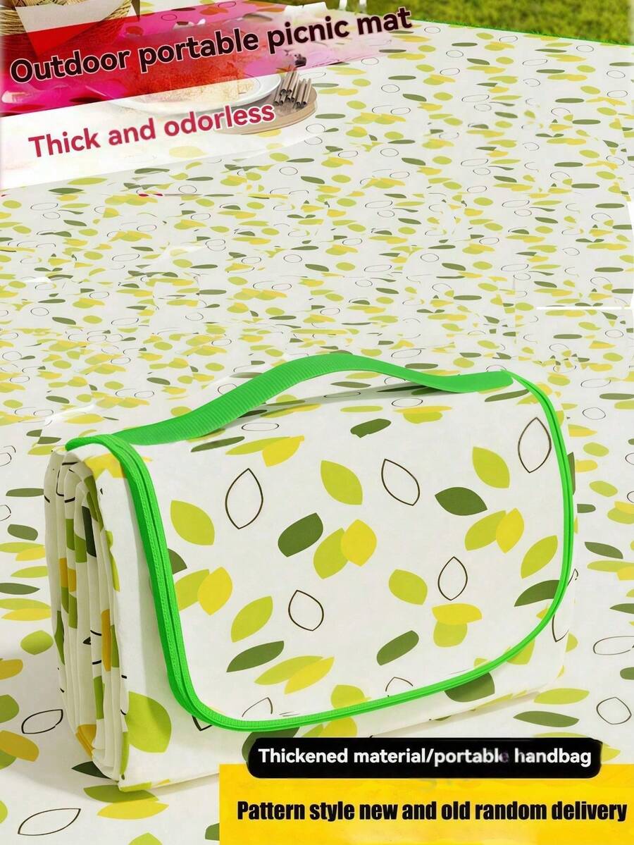 1pc Large Thick Sandproof Waterproof Mat, Picnic Blanket, Outdoor Waterproof Foldable Picnic Mat, Portable Camping Picnic Mat, Suitable For Family, Friends