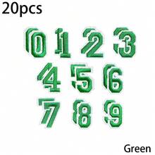 10/20/30pcs Multicolored Embroidered Number Patches, Combination Number Clothing Patches For DIY Decoration On Shirts, Skirts, Pants, Hats, Jeans - Multicolor - View 29