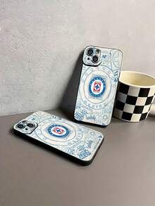 Funda para móvil con diseño de fútbol Cruz Azul. Esta elegante funda es compatible con Samsung, Apple, VIVO, OPPO, , Transsion, ,  y Honor. Fabricada en silicona TPU, ofrece protección contra golpes y caídas, además de un tacto superior. Es el regalo ideal para familiares, amigos y seres queridos, y una opción perfecta para San Valentín y Año Nuevo. - Negro - Ver 7