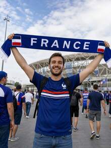 1pcs World Cup Themed Support Scarf, Lettering With Iconic Flag Suitable For Sports Events, The World Cup, Photo Props, Fan Gear, Machine Washable Durable Design For Games, Tournaments, And Casual Attire - 葡萄牙 - 查看 5