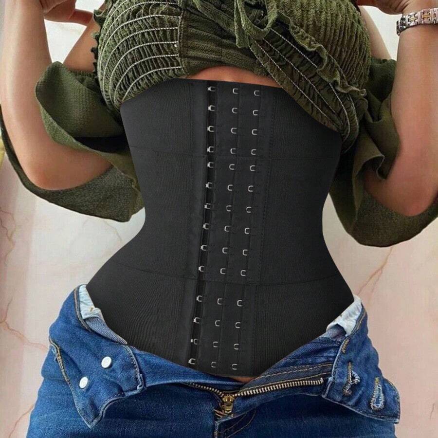 Waist Trainer For Women Weight Loss Corset Shapewear Waist Cincher - 黑色 - 查看 1