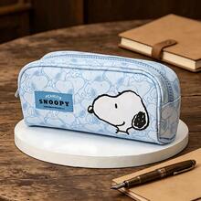 1pc Snoopy Large Capacity Pencil Case, Cute Stationery Bag For Storing Pencils, Pens, Erasers, Rulers, Stickers And Notes, Perfect Birthday Gift And Party Favor - View 2