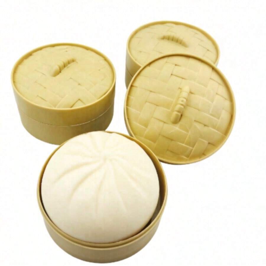 新款趣味餃子造型壓力緩解軟擠壓玩具，具備柔軟逼真觸感，可緩解壓力，適合日常休閒，派對、生日與節日的理想禮物