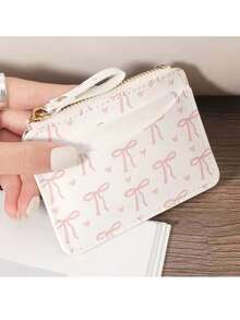 Fashionable PVC Credit Card Holder, Women's Compact Slim Coin Purse - Multicolor - View 5
