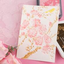 1pc 3D Embossed Folder, DIY Scrapbook Supplies, Floral Pattern Plastic Embossed Folder, Suitable For Card Making, Scrapbooking And Other Paper Craft Creations - Multicolor - View 2