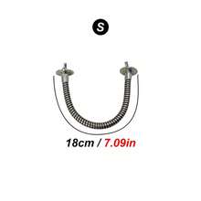1 pieza Percha ajustable de acero inoxidable para loros, juguete flexible de varios ángulos antideslizante para aves, accesorio de jaula duradero y fácil de limpiar adecuado para loros, cacatúas y todas las aves domésticas - Ver 9