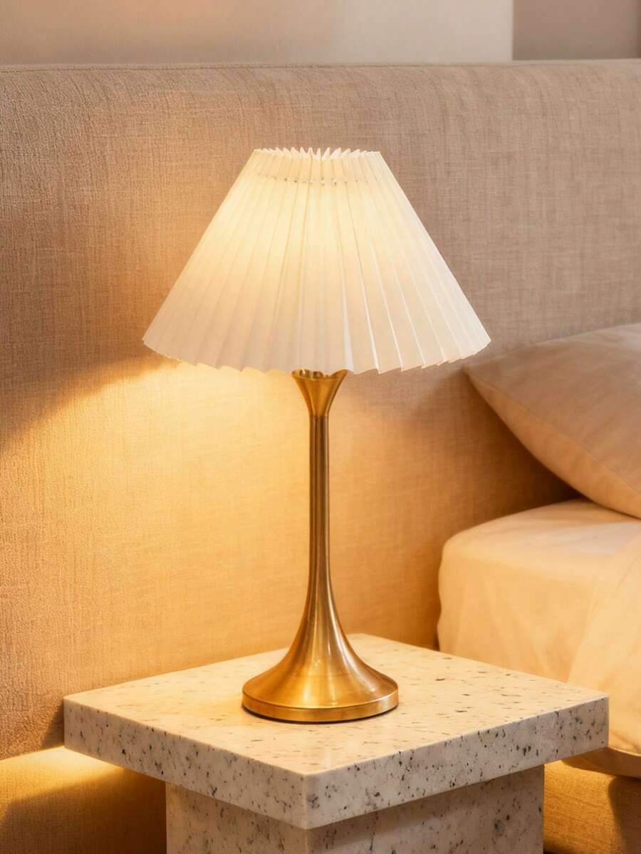Lámpara de escritorio LED, lámpara de escritorio moderna nórdica bohemia de mediados de siglo retro, iluminación ambiental decorativa de tono cálido y frío, lámpara de escritorio decorativa de estilo industrial europeo y americano minimalista retro - Multicolor - Ver 1