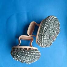 Random Color! 2pcs Cleaning Brush With Handle, One-Click Removal Of Stubborn Kitchen Stains - 2pcs - View 5