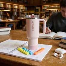 STANLEY Quencher ProTour Flip Straw Tumbler With Leakproof Lid, Insulated Stainless Steel Cup, Beige – Perfect Valentine's Day Gifts For Her, Mother's Day Gifts For Mom, Birthday Presents For Women, Christmas Gifts For Him, New Year Gift Idea For Travel – Cupholder Friendly - Rượu sâm banh - Xem 2