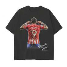 Camiseta de aficionado de Memphis Depay para la Copa Mundial 2026, regalo para aficionados, Copa de México 2026, Selección Nacional Mexicana 2026, el mejor regalo para aficionados, camiseta para aficionados. - Negro - Ver 1
