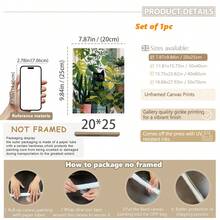 1 pieza Arte de pared en lienzo con gato negro escondido en plantas de la jungla, impresión bohemia tropical de Monstera y plantas de interior, decoración de pared verde minimalista única para amantes de los gatos, adecuada para sala de estar, dormitorio, oficina y apartamento, obra de arte de decoración del hogar única, también un gran regalo, decoración del hogar, decoración de la habitación, decoración del baño, decoración de la sala de estar, decoración del dormitorio, decoración de la cocina, decoración de la oficina, póster de apartamento - A - Ver 15