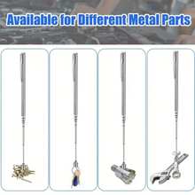 2PCS Stainless Steel Telescopic Magnetic Tool - Manual Iron Suction Rod, Multi-Scenario Use, Suitable For Hard-To-Reach Areas, No Battery Required, Ideal For Car And Construction Repair, Metallic Glossy Surface, Durable And Sturdy - Telescopic Magnetic Tool - View 8