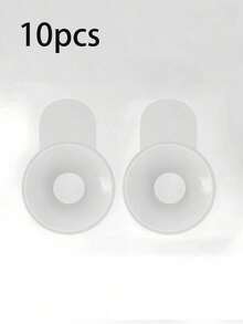 2/6/8/10pcs Transparent Lift-Up Nipple Covers, Invisible & Seamless, Breathable & Lightweight. Made Of Non-Woven Fabric, Anti-Sagging, Strong Support, Suitable For Large-Breasted Women, Can Replace Strapless And Backless Bras. Sexy Fit, Comfortable Lift, Brings An Irresistible Sexy Experience. - Multicolor - View 13