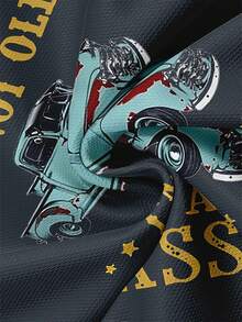 Original Men's T-Shirt, Loose Fit Retro T-Shirt - 後退 - 查看 5