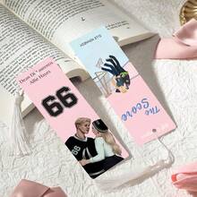 2 buah Pembatas Buku PET Motif Olahraga Hoki, Tahan Air, Tahan Lama dan Praktis, Desain Motif Unik, Menambah Keseruan Membaca, Hadiah Sempurna untuk Teman-teman di Kampus atau Musim Sekolah (Rumbai Warna Acak) - 2 buah - View 11