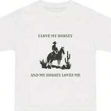 I Love My Horsey T-S1Hirt,  , Video Game S1Hirt, Gamer Gift, Horse Lover Top47 - Blanco - Ver 1
