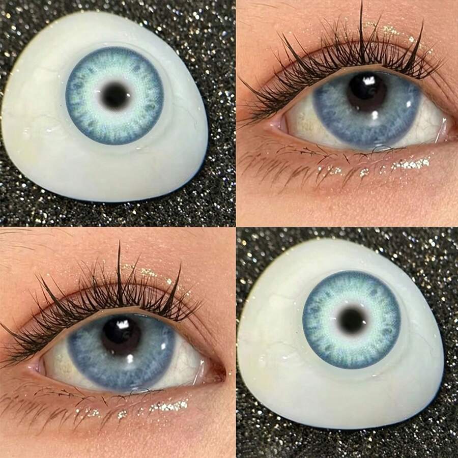 Green Little Devil Eye Contact - Moisturizes And Daily Wear, Enhances Your Appearance On Holidays And Birthdays, Cheap, Valentine's Day, Cheap Goods, Travel, Travel Essentials, Room Decoration, Valentine's Day Gifts, Cheap Things, Rooms, Vacation Essentials, Women's Gifts, Bedrooms, Valentine's Day Supplies, 99 Cents - Green - View 1