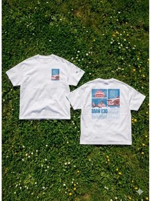 Camiseta Retro BMW E30 M3, Camiseta Gráfica Vintage de Carreras de los 90, Arte del Motor S14 Gods Chariot, Ropa Urbana Premium, Idea de Regalo, Camiseta Gráfica Vintage Streetwear - Negro - Ver 3