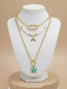 Collares triples - Dorado - Ver 1