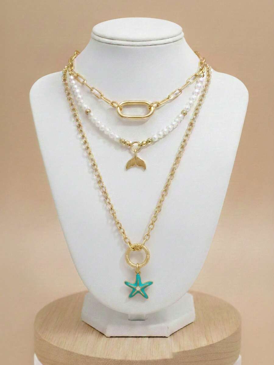 Collares triples - Dorado - Ver 1
