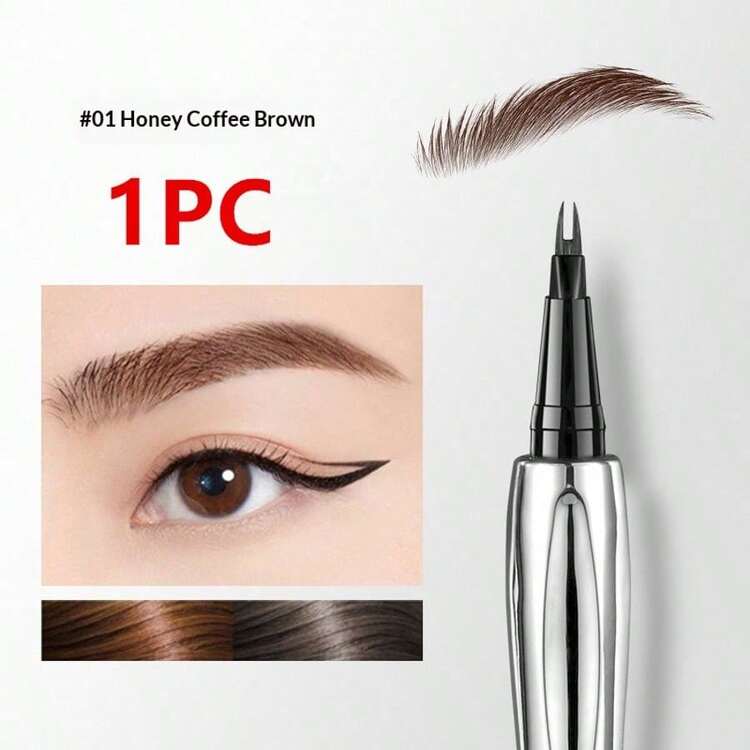 1pc Recommended Eyebrow Pencil, Waterproof And Sweat-Resistant, Precisely Defines Eyebrows, Suitable For Beginners With No Skills - Multicolor - View 12