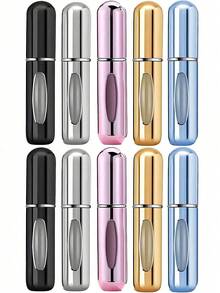1/4/5/10Pcs 5ml Refillable Perfume Atomizer Bottle, Mini Portable Spray Container For Fragrance Travel Refill, Multicolor Empty Perfume Bottle, Compact Toiletry Accessory For Travel Essentials, Summer Vacation, Weekend Trips And Holiday Gift - Multicolor - View 41