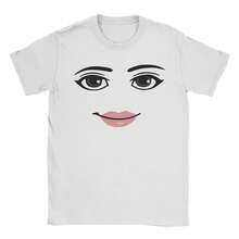 High Quality Novelty Robloxs Woman Face Game Meme Graphic T Shirts  Wo Fashion Short Sve T-Shirts Unisex Tops - 款式 - 查看 1