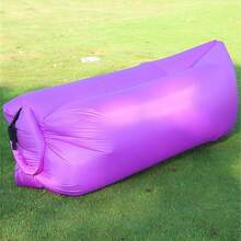 1 pieza Sofá cama inflable rápido y portátil, sillón inflable ligero y resistente al agua para uso en tierra y agua, fácil de almacenar, sofá inflable para playa, camping, piscina, picnic y viajes - Multicolor - Ver 12