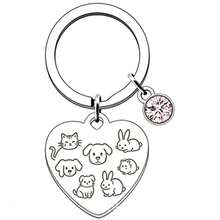 Stainless Steel Pet Pendant, Uniform Material Density And Sturdy Construction, Durable For Long-Term Wear, Versatile Collar Accessory Style, Suitable For A Wide Variety Of Pets Including Cats And Dogs - Multicolor - View 5
