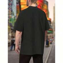 verano Cuello redondo playeras de hombre gym Ocio vacaciones  alta calidad camisas para hombre Estampados de moda  sudadera para  festival  conjuntos de hombre regalos para hombre - Negro - Ver 2