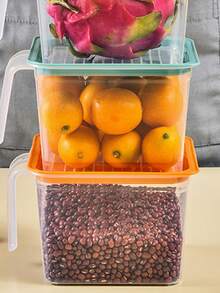 Vegetable & Fruit Divider Boxes, Refrigerator Storage Containers, Kitchen Organization Containers For Eggs, Fruits & Vegetables - Multicolor - View 5