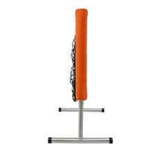 Baseball Training Net - Heavy-Duty Pitching & Hitting Practice Net With Sturdy Base, Portable - Orange - View 11