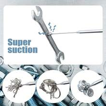 2PCS Stainless Steel Telescopic Magnetic Tool - Manual Iron Suction Rod, Multi-Scenario Use, Suitable For Hard-To-Reach Areas, No Battery Required, Ideal For Car And Construction Repair, Metallic Glossy Surface, Durable And Sturdy - Telescopic Magnetic Tool - View 4