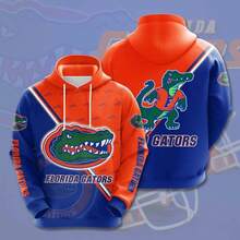 Sports American Football Ncaaf Florida Gator Usa Sport All Over Print Hoodie 3D 4 - 彩色 - 查看 2